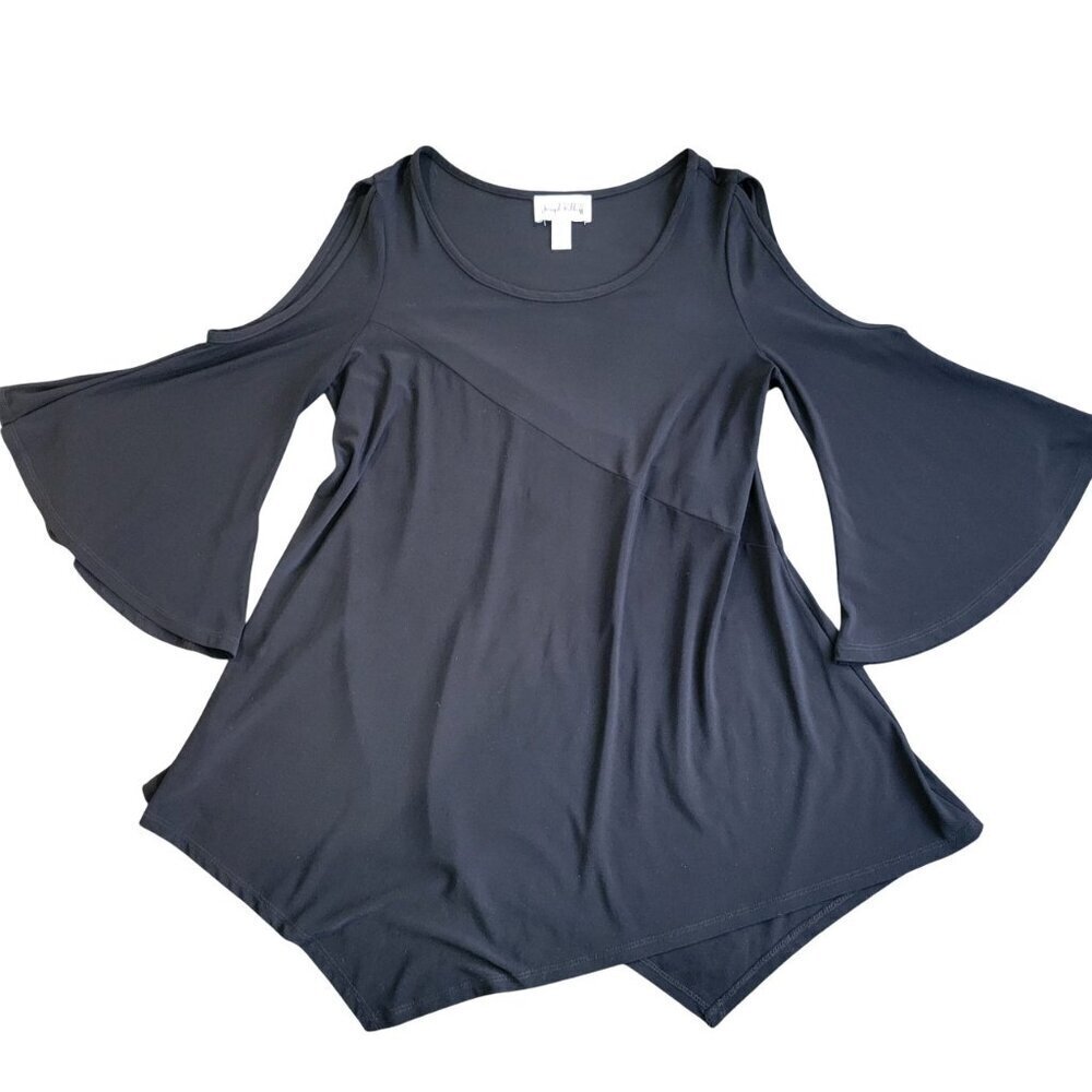 Joseph Ribkoff Bell Sleeve Blouse Size 10 - Picture 6 of 7